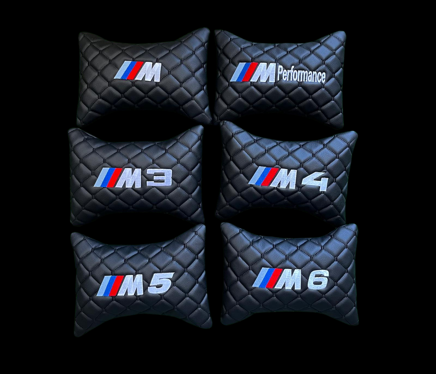 For BMW M Series Leather Neck Pillow (2PCS)