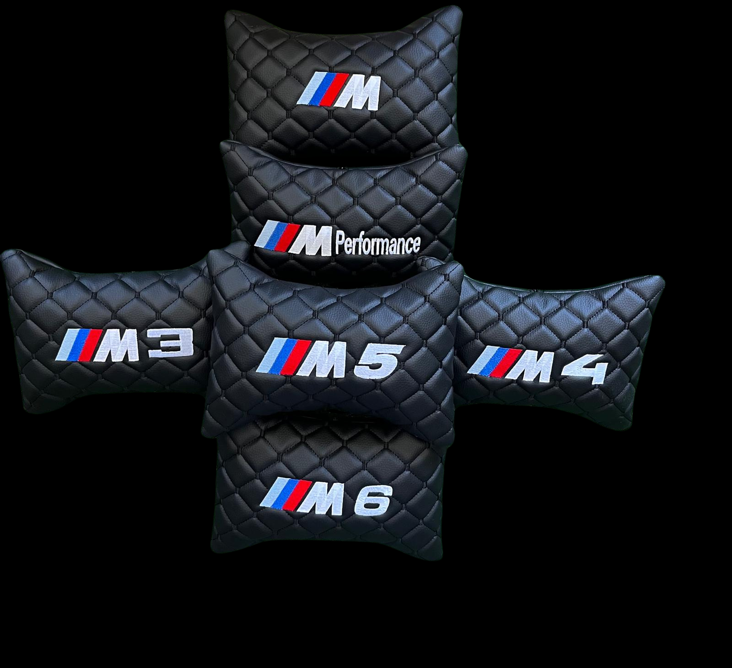For BMW M Series Leather Neck Pillow (2PCS)