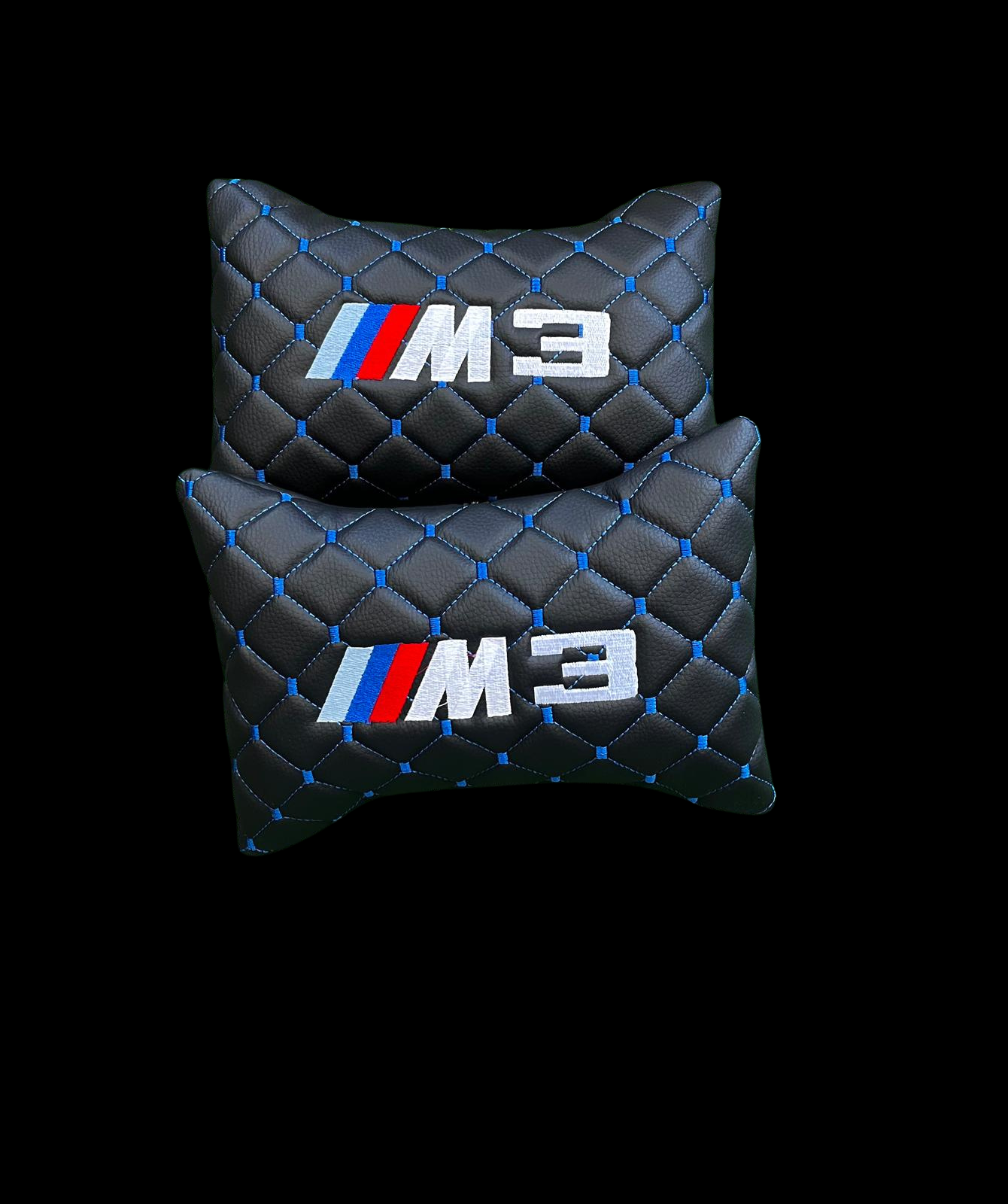 For BMW M3 Leather Neck Pillow (2PCS)