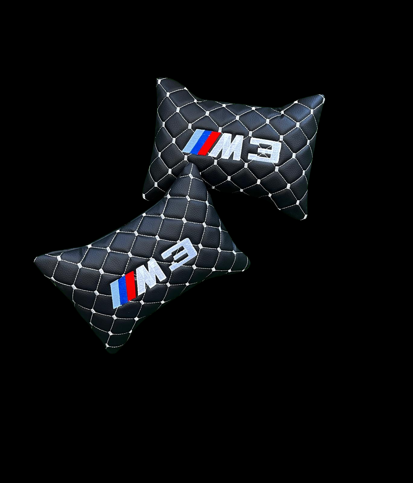 For BMW M3 Leather Neck Pillow (2PCS)