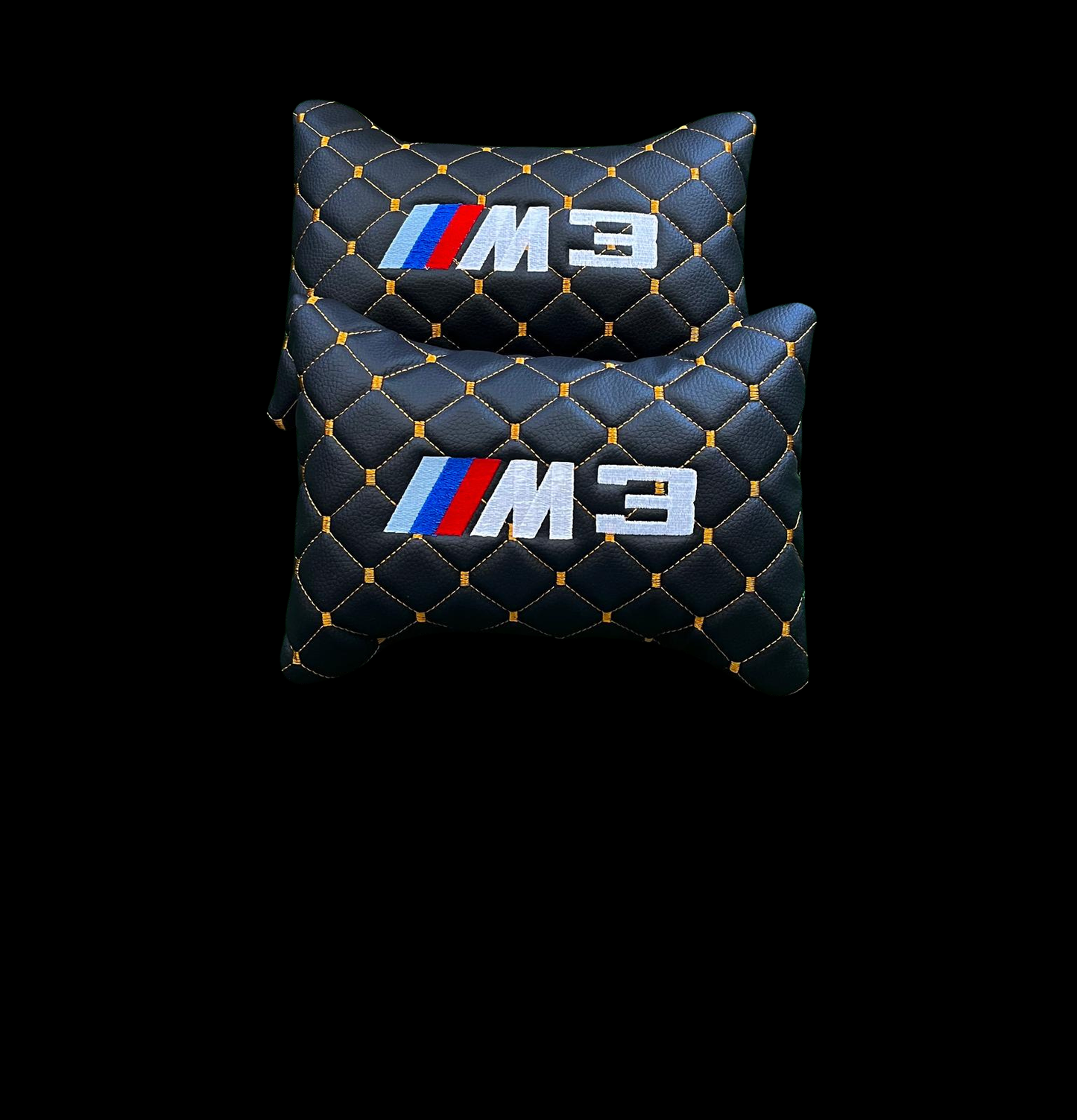 For BMW M3 Leather Neck Pillow (2PCS)