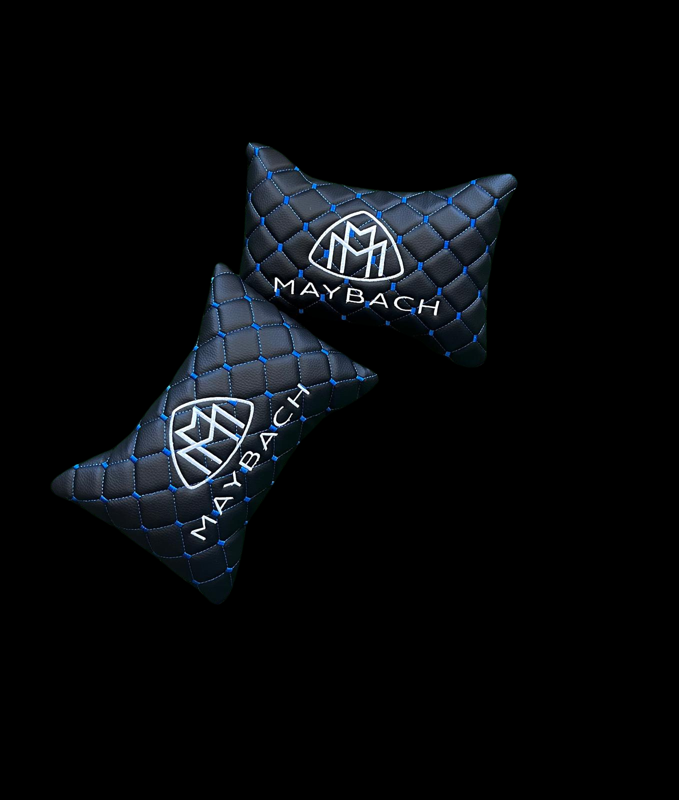 For Maybach Leather Neck Pillow (2PCS)